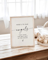 In Loving Memory Sign | Wedding Minimalist Memorial Here's M9