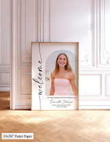 Personalized Photo Graduation Welcome Sign M9