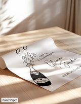 Champagne Bottle Engagement Party Welcome Sign M9