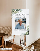 Funeral Memorial Sign | Celebration of Life | In Loving Memory