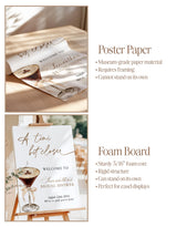 A Tini Bit Closer Bridal Shower Welcome Sign | Espresso Martini Theme - alternate view