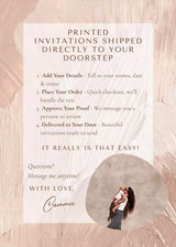 Minimalist Gender Neutral Reveal Invitation | He or She 5x7 with Envelopes BM1