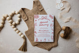 Special Delivery Baby Shower Invite | Pizza Invitation Hand Drawn Theme