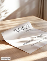 Rehearsal Dinner Welcome Sign | Night Before Wedding M9