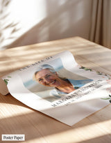 Floral Funeral Memorial Sign | Celebration of Life | In Loving Memory