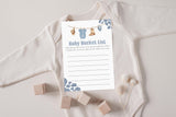 Baby Bucket List Baby Shower Game | Blue Cowboy Western
