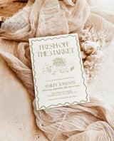 Bridal Shower Invitation | Fresh Off the Market Farmers