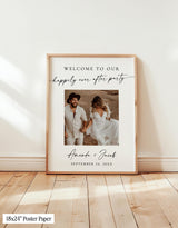 Wedding Welcome Sign | Minimalist Happily Ever After