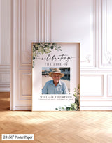Funeral Memorial Sign | Celebration of Life | In Loving Memory