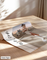 Graduation Party Welcome Sign | Personalized Photo Modern Minimalist M9