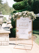 Beach Bachelorette Party Welcome Sign | Boho Weekend Welcome Poster