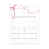 Baby Bingo Game Baby Shower Game | Pink Bow
