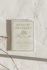 Bridal Shower Invitation | Fresh Off the Market Farmers