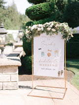 Bachelorette Weekend Welcome Sign | Pool Party Beach Bachelorette Poster