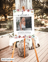Wildflower Graduation Party Welcome Sign | Photo