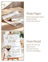 A Tini Bit Older Birthday Party Welcome Sign | Espresso Martini Celebration E2