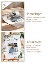 Funeral Memorial Sign | Celebration of Life | In Loving Memory