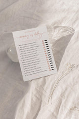 Mommy or Daddy Game | Blush Pink Baby Shower Game Card 5x7 BM1