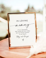 High School Reunion Memorial Sign | In Loving Memory Memorial Sign | Watching from Heaven