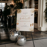 Beach Bachelorette Party Welcome Sign | Boho Weekend Welcome Poster