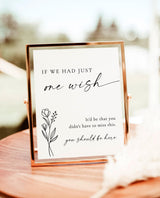 Wedding Memorial Sign | If We Just Had One Wish Table Sign