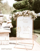 Pearls and Prosecco Welcome Sign | Champagne Bridal Shower Bubbly