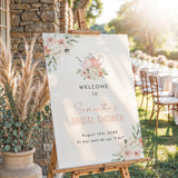 Bridal Shower Tea Party Welcome Sign | Floral Kettle Theme