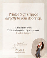 In Loving Memory Sign, Minimalist Wedding Memorial Sign, Until We Meet Again, Forever in Our Hearts, M9