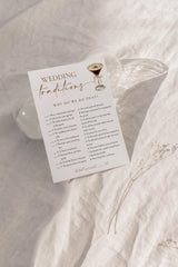 Wedding Traditions Bridal Shower Game | Love is Brewing Espresso Martini