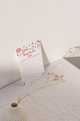 Baby Bucket List Card | Red Bow Shower Boho
