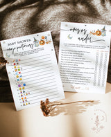 Halloween Baby Shower Games, Pumpkin Baby Shower Game Bundle, Gender Neutral, A Little Boo Games, Spooky Baby Shower Game Templates, H9