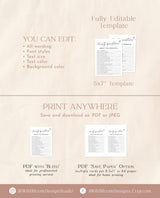 20 Questions About the Graduate | Graduation Party Game | Minimalist Graduation Party Game | Modern Graduation Game | Editable Template | M9