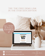 Young Wild and Three Invite Template, Smile Face Birthday Invite, Boy 3rd Birthday, Lightening Bolt Smile, Editable Template, S4