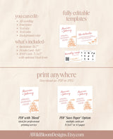 Handwritten Wedding Invite Template, Champagne Tower Invite, Colorful Wedding Invite, Funky Whimsical Wedding, Illustration Invite H1