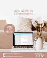 Colorful Bridal Shower Invite | Minimalist Bridal Shower Invite | Pink Bridal Shower | Elegant Bridal Shower Invite | Editable Template | M0