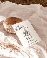 Save the Date Template | Hand Drawn Save the Date | Retro Save the Date | Modern Minimalist Save the Date Cards | Editable Template | H1