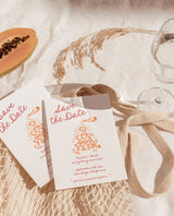 Save the Date Template | Colorful Hand Drawn Save the Date | Retro Save the Date | Modern Unique Save the Date Cards | Editable Template, H1