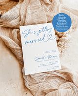 Colorful Bridal Shower Invite | Minimalist Bridal Shower Invite | Pink Bridal Shower | Elegant Bridal Shower Invite | Editable Template | M0