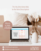 Hand Drawn Graduation Announcement | Graduation Party Invite | Modern Graduation Party Invite | Photo Graduation Invite Editable Template H1