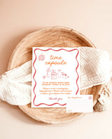 Time Capsule Sign | Hand Drawn Colorful Baby Shower | Time Capsule Cards | Modern Baby Shower | Gender Neutral Baby Shower | H1