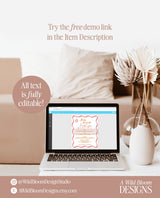 Wedding Bar Sign, Colorful Wedding Bar Menu, Wedding Drink Sign, Modern Drink Menu Sign, Hand Drawn Wedding Bar Menu, Editable Template, H1