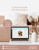 Graduation Welcome Sign, Photo Graduation Party Welcome Poster, Modern Minimalist Graduation Welcome Sign, Editable Template, M9