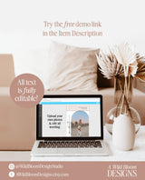 Graduation Party Invitation Template | Minimalist Graduation Announcement | Modern Graduation Party Invite | Photo Graduation Invite | M9