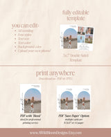 Graduation Party Invitation Template | Minimalist Graduation Announcement | Modern Graduation Party Invite | Photo Graduation Invite | M9