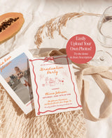 Hand Drawn Graduation Announcement | Graduation Party Invite | Modern Graduation Party Invite | Photo Graduation Invite Editable Template H1