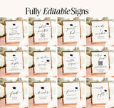 Graduation Signs Bundle | Modern Graduation Table Signs | Minimalist Graduation Welcome Sign | Graduation Party Decor | Editable Template M9