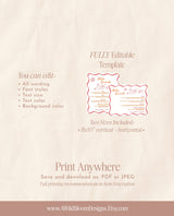 Wedding Bar Sign, Colorful Wedding Bar Menu, Wedding Drink Sign, Modern Drink Menu Sign, Hand Drawn Wedding Bar Menu, Editable Template, H1