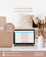 Winter Baby Shower Invitation, Modern Pink Girl Baby Shower, Baby It's Cold Outside, Winter Wonderland Baby Shower, Editable Template W2