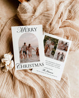 Christmas Card Template, Newspaper Christmas Card, Modern Holiday Card, The Holiday Post, Family Christmas Card, Newspaper Holiday Card, N2
