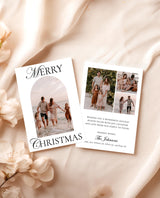 Christmas Card Template, Newspaper Christmas Card, Modern Holiday Card, The Holiday Post, Family Christmas Card, Newspaper Holiday Card, N2